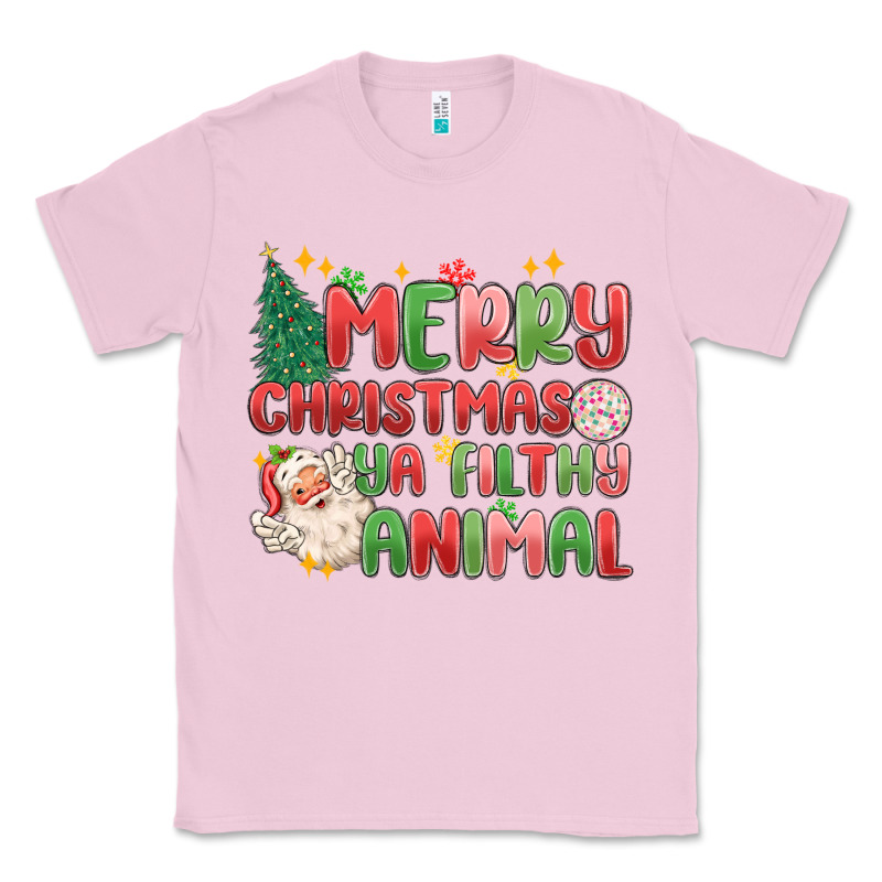 Merry Christmas Ya Filthy Animal Classic Tee by MaliasSmallBusiness | Teevron