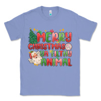 Colony Blue merry christmas ya filthy animal Classic Tee - MaliasSmallBusiness