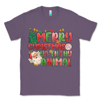 Lavender merry christmas ya filthy animal Classic Tee - MaliasSmallBusiness