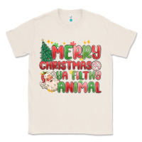 Natural merry christmas ya filthy animal Classic Tee - MaliasSmallBusiness
