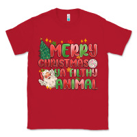 Red merry christmas ya filthy animal Classic Tee - MaliasSmallBusiness