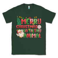 Sports Green merry christmas ya filthy animal Classic Tee - MaliasSmallBusiness