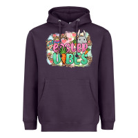 Plum Easter vibes Easter Day Heavyweight Hoodie - HowdyJamesFarm