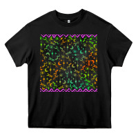 Black halloween witch symbols seamless pattern Heavy Core Tee - BundleAndBundleShop