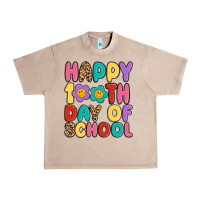 French Oak happy 100 th day of school Urban Heavy Tee - MaliasSmallBusiness