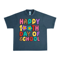 Midnight Navy happy 100 th day of school Urban Heavy Tee - MaliasSmallBusiness