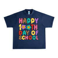Navy happy 100 th day of school Urban Heavy Tee - MaliasSmallBusiness