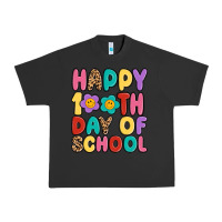 Pigment Black happy 100 th day of school Urban Heavy Tee - MaliasSmallBusiness