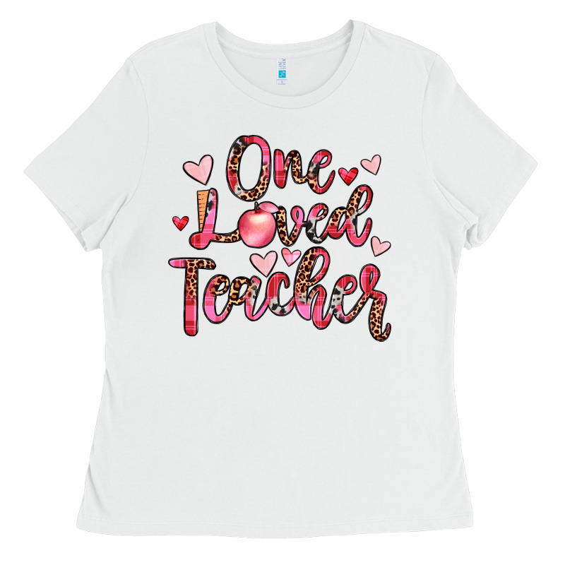 One Loved Teacher Ladies Tee by JahusDesignShop | Teevron