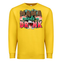 Lemon Mama needs a drink mothers day Premium Sweatshirt - CowGirlArtShop
