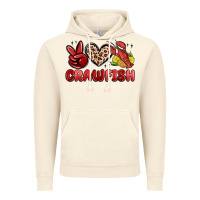 Vintage Artic peace love crawfish Vintage Hoodie - MaliasSmallBusiness