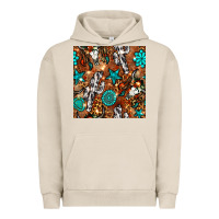 Pigment French Oak western gemstone aztec seamless pattern Urban Hoodie - BundleAndBundleShop