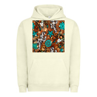 Pigment Pistachio western gemstone aztec seamless pattern Urban Hoodie - BundleAndBundleShop