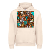 Sandshell western gemstone aztec seamless pattern Urban Hoodie - BundleAndBundleShop