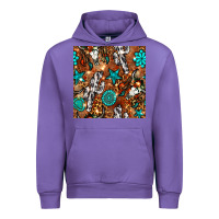 Tulip western gemstone aztec seamless pattern Urban Hoodie - BundleAndBundleShop