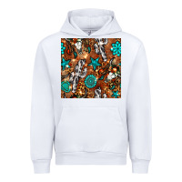 White western gemstone aztec seamless pattern Urban Hoodie - BundleAndBundleShop