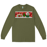 Army Green noel Long Sleeve Tee - BundleAndBundleShop