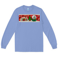 Colony Blue noel Long Sleeve Tee - BundleAndBundleShop