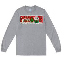 Heather Grey noel Long Sleeve Tee - BundleAndBundleShop