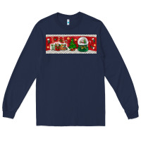 Navy noel Long Sleeve Tee - BundleAndBundleShop