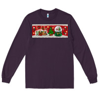 Plum noel Long Sleeve Tee - BundleAndBundleShop