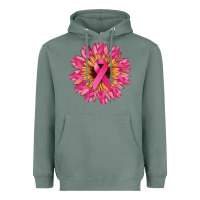 Sage Cancer ribbon sunflower Cancer Awareness Heavyweight Hoodie - HowdyJamesFarm