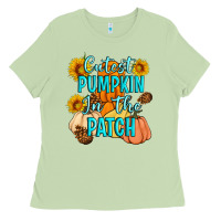 Matcha Cutest Pumpkin In The Patch Ladies Tee - Artiststas