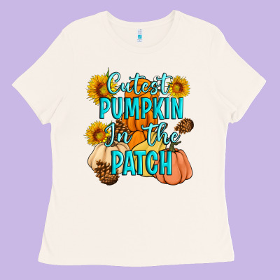 Cutest Pumpkin In The Patch Ladies Tee Designed By Artiststas