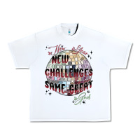 White happy new year Urban Heavy Tee - MaliasSmallBusiness