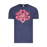 Vintage Denim valentines conversation hearts Vintage Tee - MaliasSmallBusiness