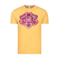 Vintage Mustard valentines conversation hearts Vintage Tee - MaliasSmallBusiness