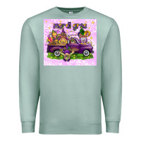Seafoam Mardi Gras with gnomies tumbler Premium Sweatshirt - HowdyJamesFarm