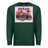 Sports Green Mardi Gras with gnomies tumbler Premium Sweatshirt - HowdyJamesFarm