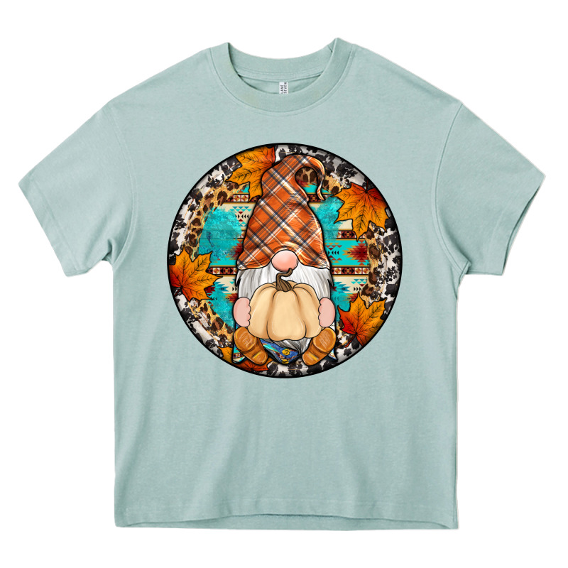 Fall Gnomes Round Earrings Heavy Core Tee by Artiststas | Teevron