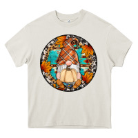 Cream fall gnomes round earrings Heavy Core Tee - Artiststas