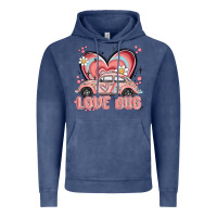Vintage Denim love bug Vintage Hoodie - MaliasSmallBusiness