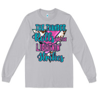 Moon Dust The Thunder Rolls And The Lıghtnıng Strikes Long Sleeve Tee - JahusDesignShop