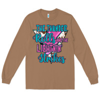 Toasted Coconut The Thunder Rolls And The Lıghtnıng Strikes Long Sleeve Tee - JahusDesignShop