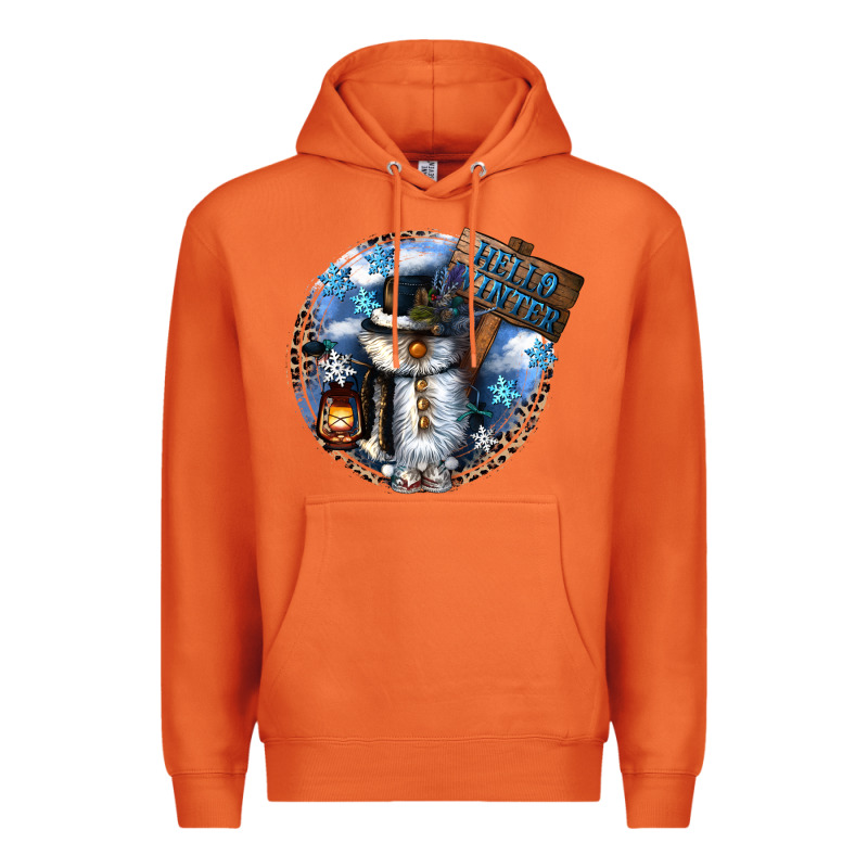 Hello Winter Premium Hoodie by CowGirlArtShop | Teevron