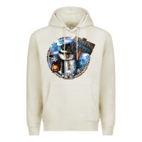 Oatmeal Heather hello winter Premium Hoodie - CowGirlArtShop