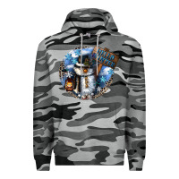 Slate Camo hello winter Premium Hoodie - CowGirlArtShop