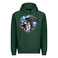 Sports Green hello winter Premium Hoodie - CowGirlArtShop