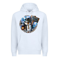 White hello winter Premium Hoodie - CowGirlArtShop