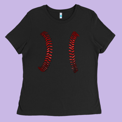 Ball Stitch Ladies Tee Designed By Adodesignshop