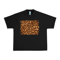 Black leopard background Urban Heavy Tee - NancyCooperArtShop
