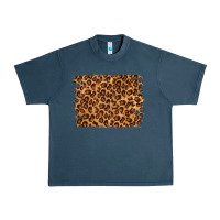 Midnight Navy leopard background Urban Heavy Tee - NancyCooperArtShop