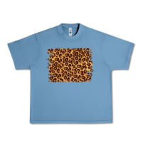 Pebble Blue leopard background Urban Heavy Tee - NancyCooperArtShop