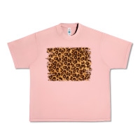 Salmon leopard background Urban Heavy Tee - NancyCooperArtShop