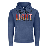 Vintage Denim be the light Vintage Hoodie - MaliasSmallBusiness