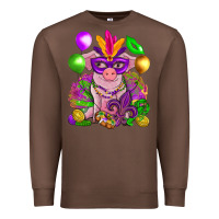 Chestnut Mardi Gras Pig Premium Sweatshirt - HowdyJamesFarm
